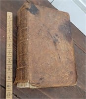 1800s leather bound Bible - shows it's age