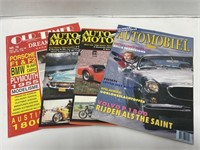 4 Dutch (in Dutch Language) Car Magazines