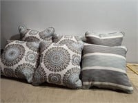 (6) Decorative Pillows