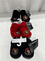 NHL INFANT BOOTIES 12-18MONTHS 3PAIRS