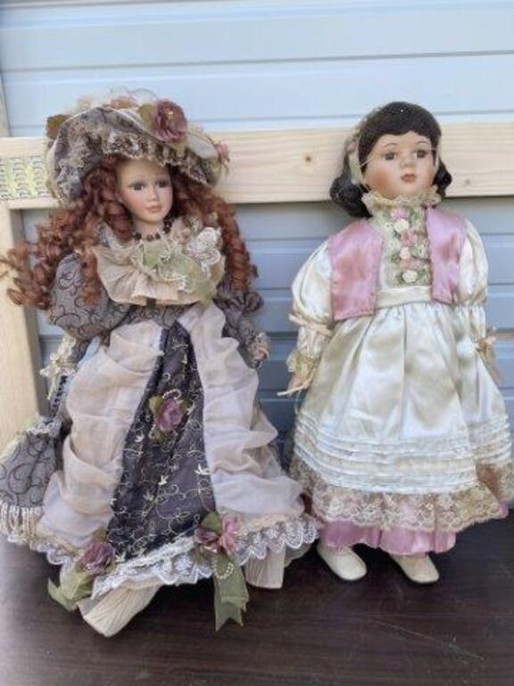 Pair of Antique Dolls
