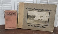 2 books - Collier's photographic history of the