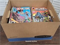 Vintage estate comic books in Large banker box