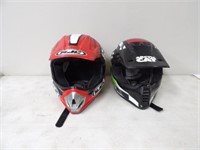 2-Helmets HJC SZ L & Arctic Cat SZ M