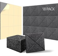 NEW $43 12x12” Sound Proof Foam Panels 18PK