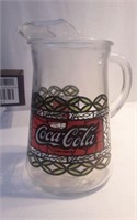 Collectible Vintage 1970s Coca-Cola Glass Pitcher