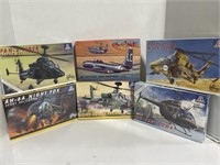 6 Model Helicopter Kits