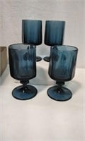 Vintage Indiana Glass 6" Water Goblet