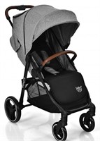Retail$120 Lightweight Grey Baby Stroller