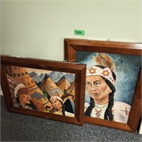 B550 Native lady Paintings