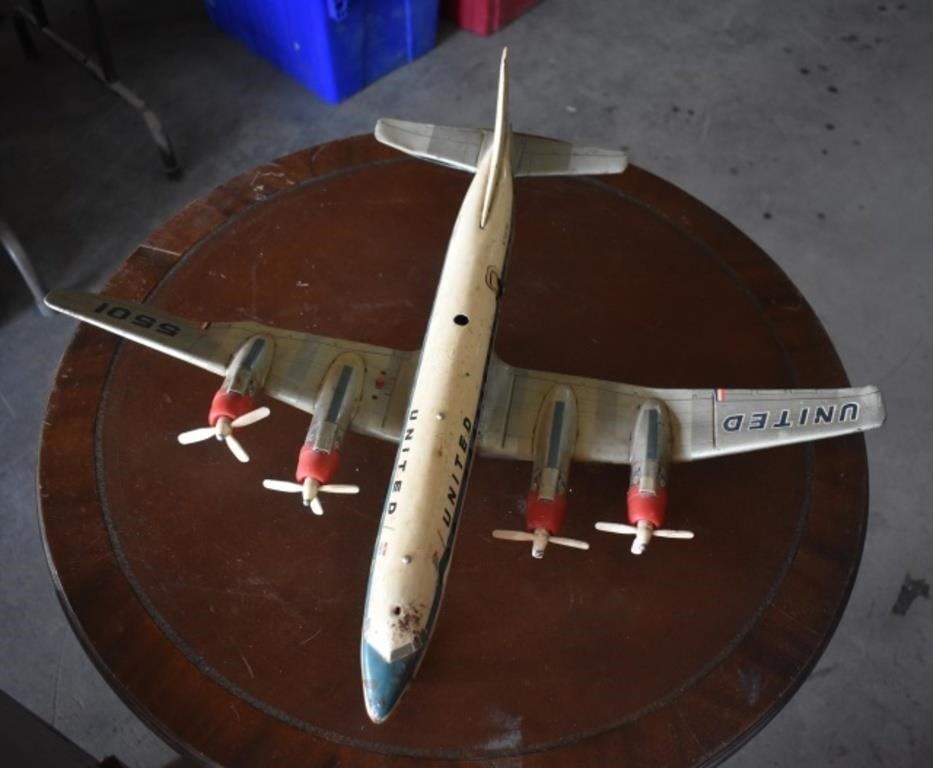 United Airline Toy Airplane
