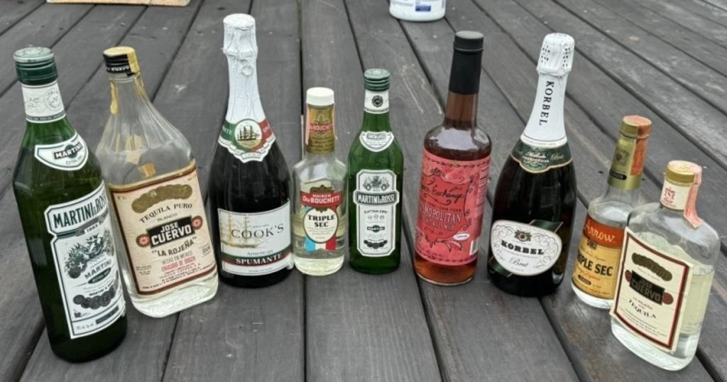 Bottles and Spirits