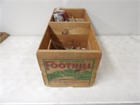REDLANDS FOOTHILL GROVED PEACH CRATE 26''X12''