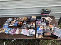 CDs, DVDs, VHSs & Cassettes
