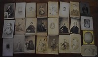 Assorted CDV & Tin Types / W/ Stamps