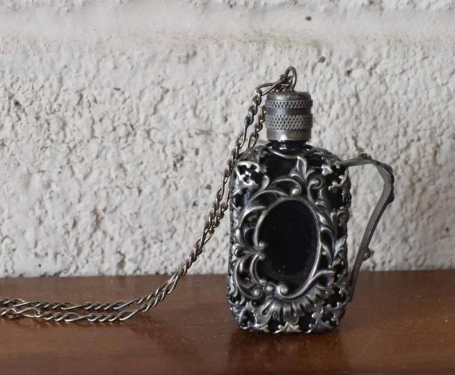 Neat Necklace Cologne Bottle Chatelaine
