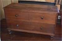 Early 3 Drawer Cabinet Base-Cherry?