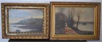 Primitive Oil Paintings - Unsigned