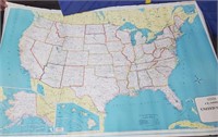 Hammond Classic Map of the UNITED STATES.