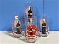 4 Coca-Cola Glasses