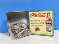 Coca-Cola Tin with New Puzzle inside
