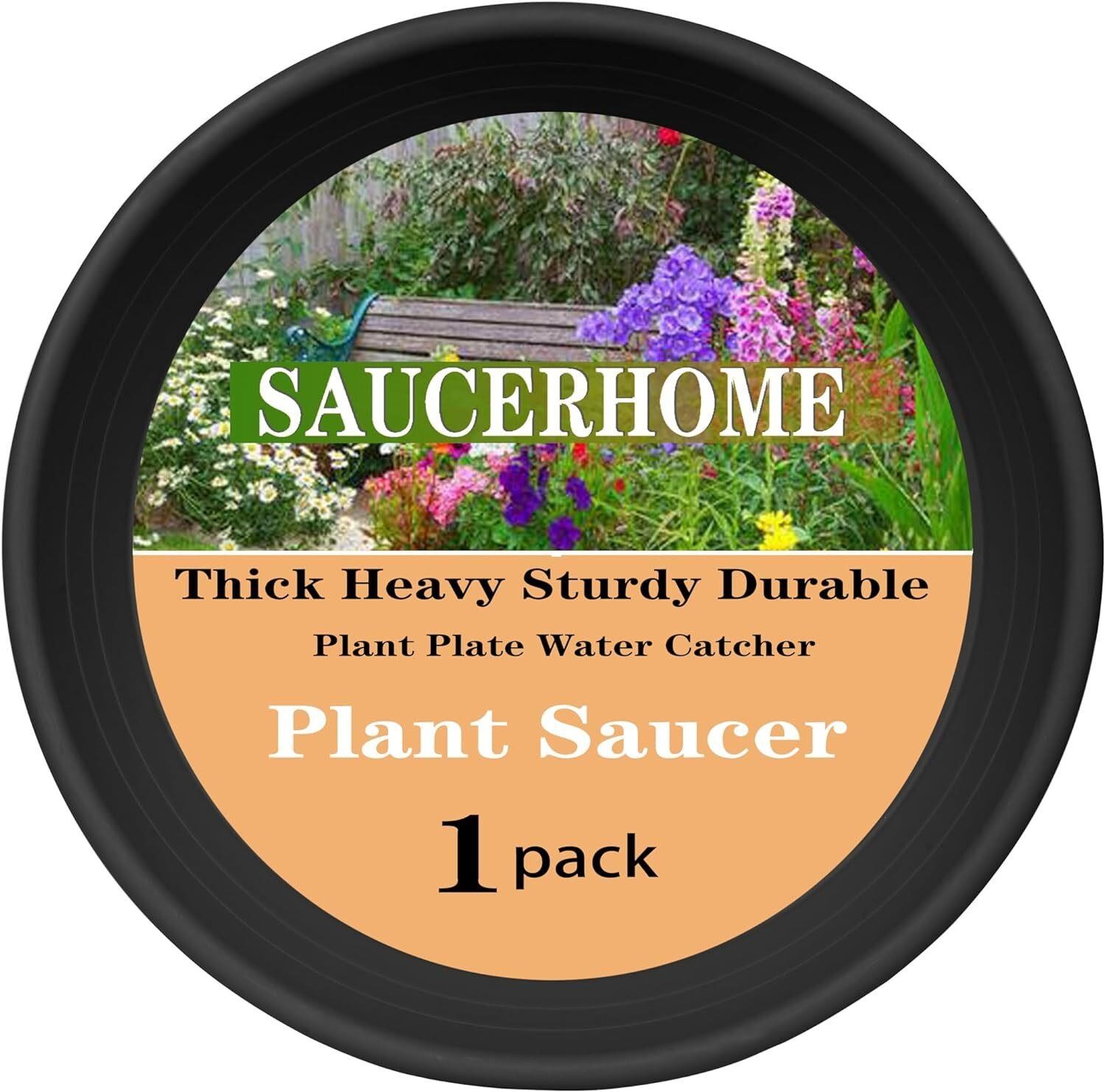 26 Plant Saucer Pot Tray  2 Packs  white