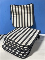 8 Padded Chair Seat Covers