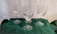 Crystal Claret Wine Glasses set of 4