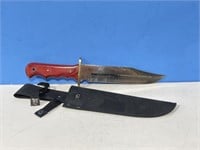 15 " Bowie Knife 8 1/2 " Fixed Blade