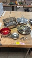 Silverplate Serving Pans,Bowls, Misc.