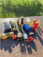 Group of Avon Bottles & extra parts