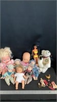 Various dolls, Boyd’s bear