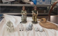Assorted knick knacks/Collectible figures