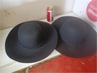 2 Chapeaux en feutre