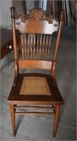 Fancy Carved Oak Chair