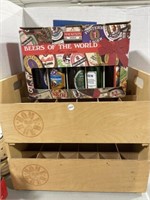 2 Home Brew Crates and Beers of the World Bottles