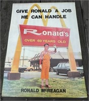Vintage Reagan Satire Poster