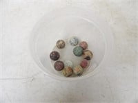 10 VINTAGE CHINESE MARBLES