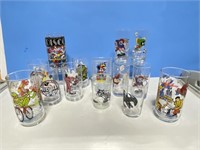 Cartoon Glasses - Smuckers x4, Welches,