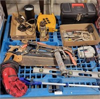 PALLET OF ASSORTED TOOLS AND MORE