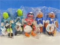 5 McDonald's The Muppets Plush Toys