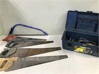 MISC SAWS IN TOOL BOX