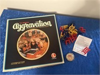 Vtg Aggravation game, chair stacking game & space
