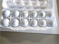(E3) 12 nice used Callaway golf balls.  clean.
