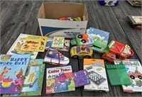 Large Box of Children's Books & Toys