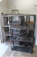 (6) Metal Shelving Units