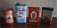 Assorted Advertising Tins