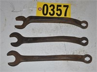 (3) Antique Ford combination wrenches