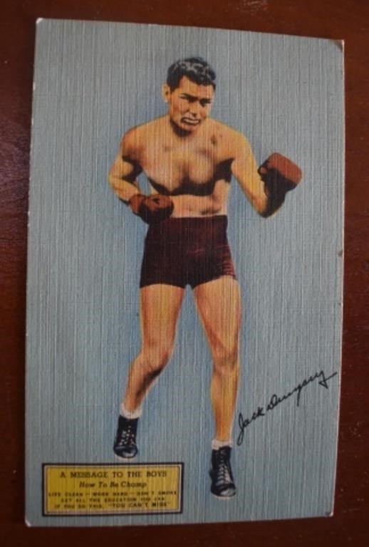 Jack Dempsey Boxing Sports Card