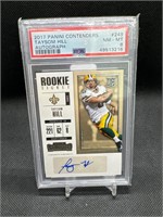 2017 PLAYOFF CONTENDERS TAYSOM HILL PSA 8 AUTO